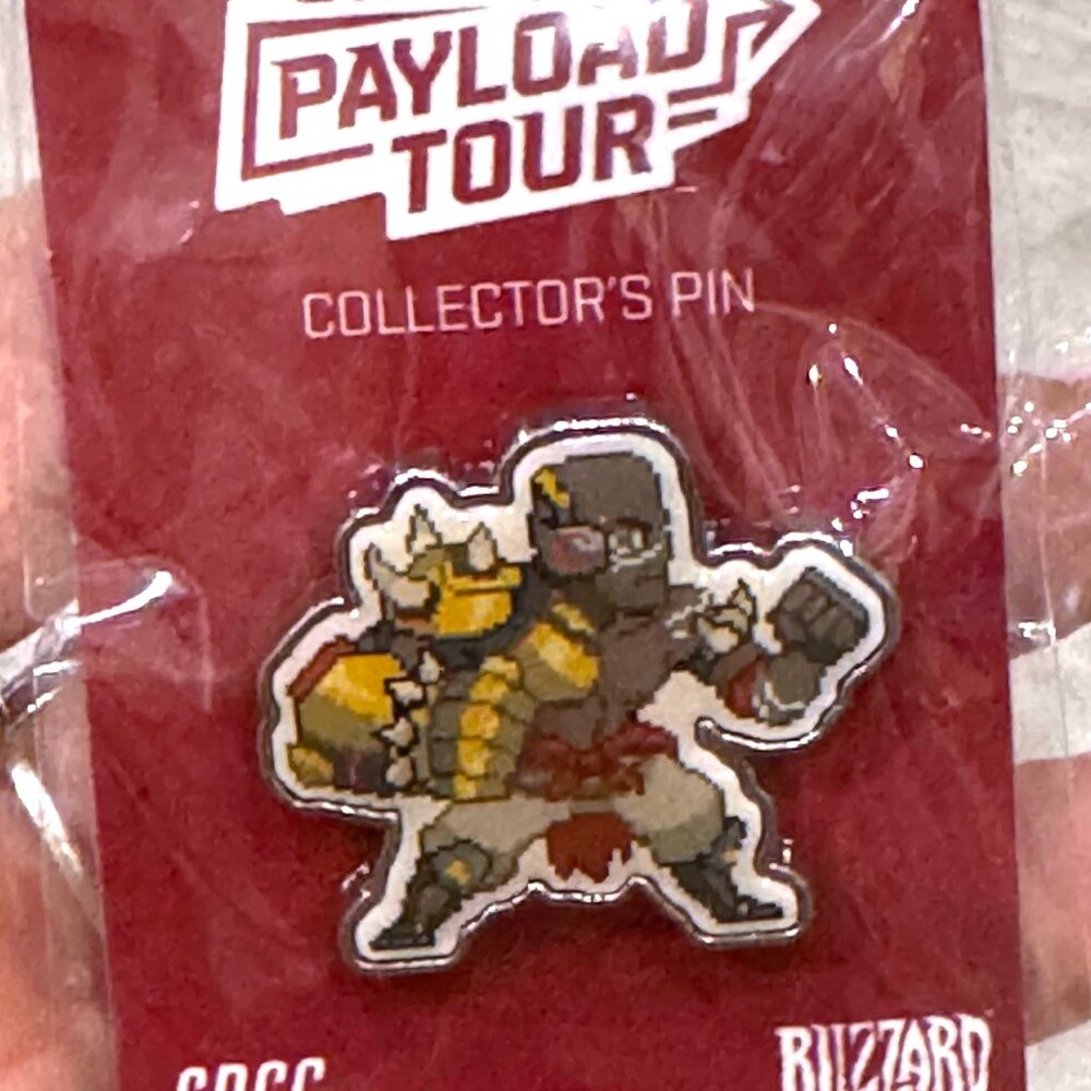 Overwatch Payload Tour SDCC 2018 Doomfist Collector's Pin